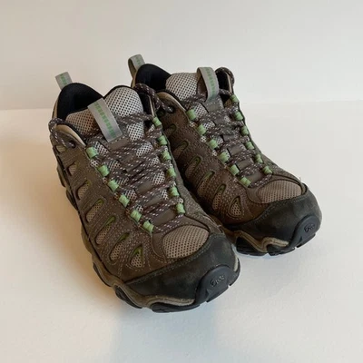 Oboz US 9.5 Hiking Trail Running Shoes Women's Brown Green Utility Outdoor - Image 1 of 4