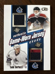 Maglia Pacific Heads Up 2002 indossata dal gioco Quads Dan Cloutier Todd Bertuzzi #27 HOF - Foto 1 di 2