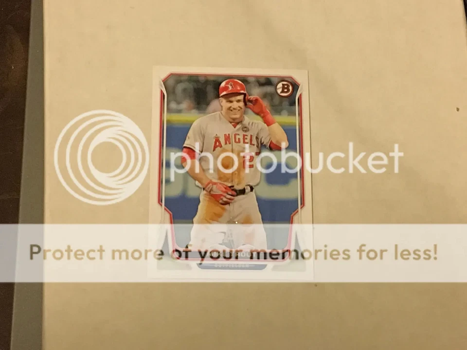 Tarjeta base Bowman Mike Trout #168 2014 Foto 1 de 1