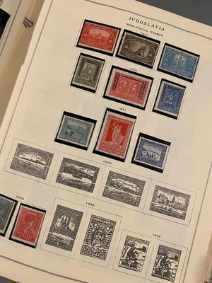 Worldwide Stamps Yugoslavia-Libya Scott International Album M&U Read Desc L1601 - Image 1 of 4