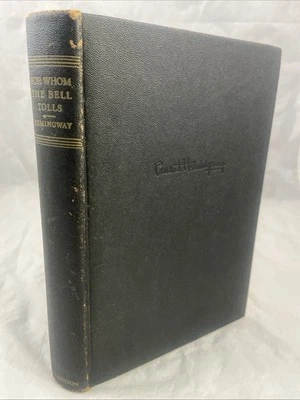  FOR  WHOM  THE  BELL  TOLLS ~ ERNEST  HEMINGWAY 1940  BLACKISTON  — 第 1/4 张图片