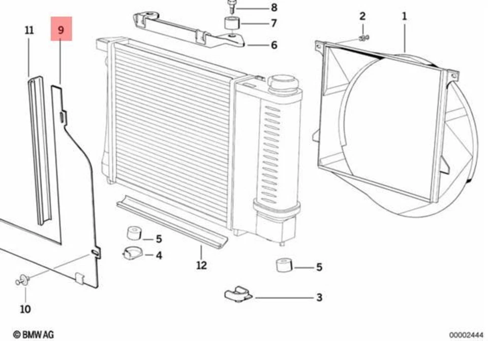 Genuine BMW E30 316i 318i 318is 320i 325e 325i 325ix Cabrio Cover 17111712829 - Изображение 1 из 1