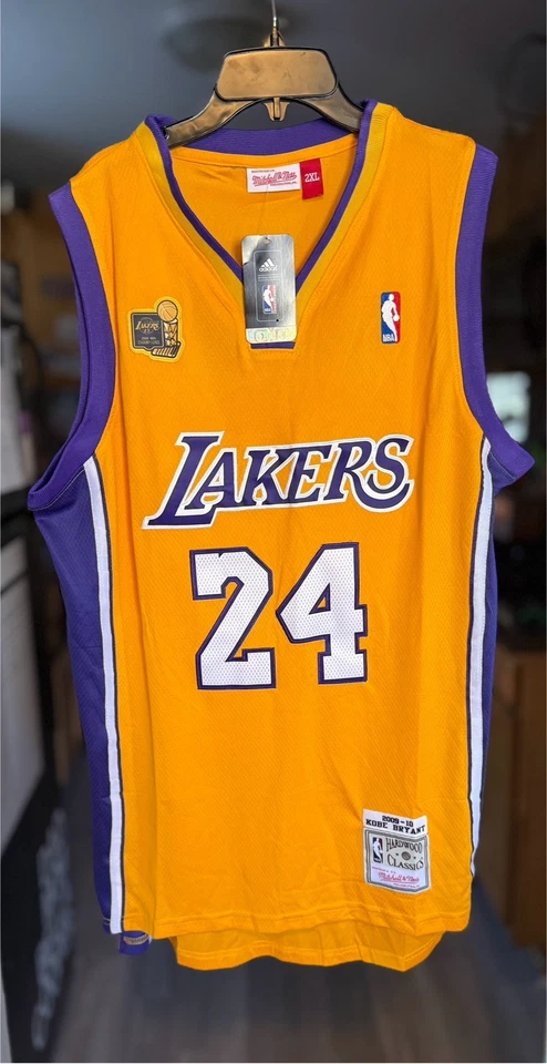 NWT Authentic Kobe Bryant Mitchell & Ness 08 09 Finals Lakers Jersey Size XXL  - Image 1 of 4