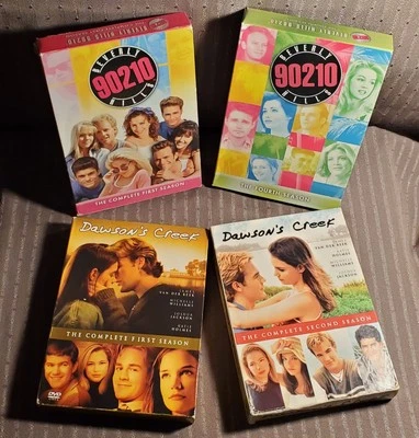 DVD Lot  Drama Sets Beverly Hills 90210 ( 1 & 4) + Dawsons Creek Season ( 1 & 2) Foto 1 de 4