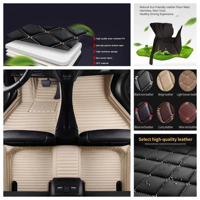 Fit For Buick Enclave Car Floor Mats Cargo Liners All Weather Waterproof Carpets - Image 1 of 4