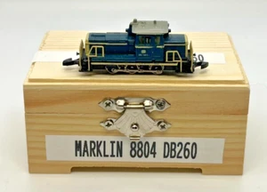 Z Scale Marklin 8804 DB 260 Locomotive Custom Wood Case - Picture 1 of 11