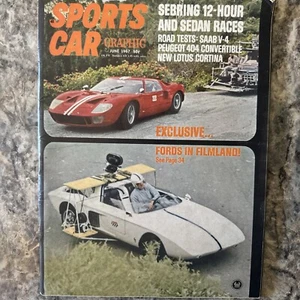Sports Car Graphic Magazine June 1967 Fords In Filmland - Picture 1 of 1