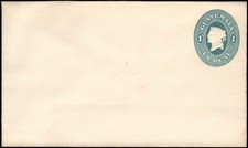 unused postal stationery, 1 Real