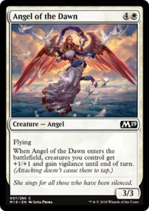 ANGEL OF THE DAWN x4 ~mtg NM-M M19 Magic 2019 Common - Picture 1 of 1