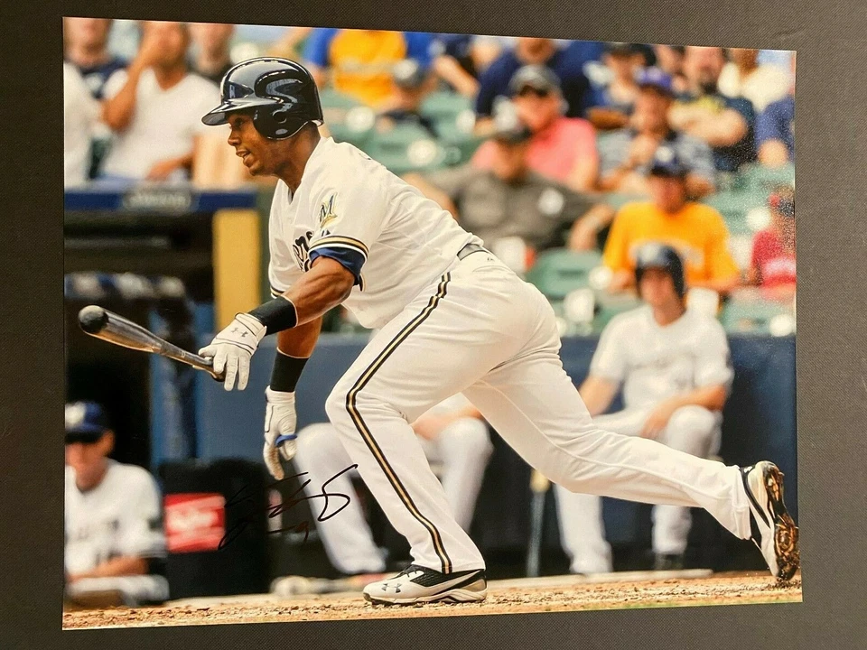 Jean Segura Signed 11x14 Photo Auto Milwaukee Brewers Baseball Autograph COA — 第 1/1 张图片