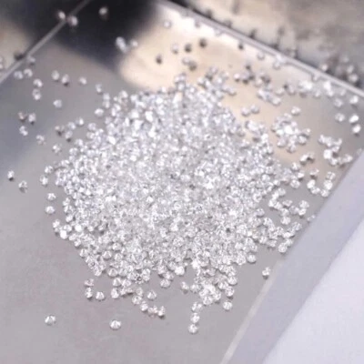 Loose Lab Grown CVD / HPHT Diamond 2.10 MM D-F Color  VVS Clarity 10 Pieces Lot - Image 1 of 4