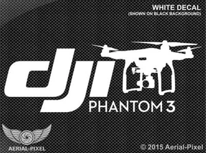 DJI Phantom 3 ventana/estuche calcomanía pegatina cuadricóptero Vision Inspire 1 dron UAV - Imagen 1 de 14