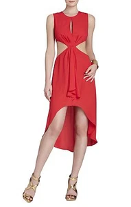 NEW BCBGMAXAZRIA VICTORIA SLEEVELESS TIED DRESS WQR62A56/L220A SIZE 10 - Picture 1 of 3