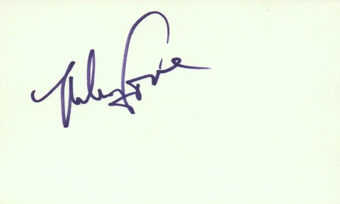 Mike Love Singer Songwriter The Beach Boys Band Music Signed Index Card JSA COA Cover