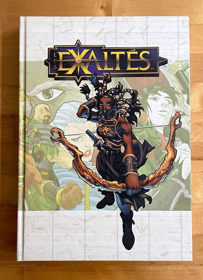 LES EXALTÉS JDR - LIVRE DE RÈGLES - NEUF - HEXAGONAL #02700