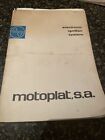 Motoplat S.A. Electronic Ignition System Manual