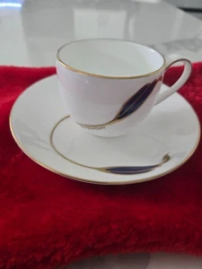 GIVENCHY Paris Coffee Cup Tea Cup Demitasse w Saucer by Yamaka Japan Fine China - Picture 1 of 6