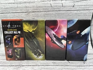 Gafas de beber coleccionables Star Trek Burger King 2008 Kirk Spock Uhura negras - Imagen 1 de 24