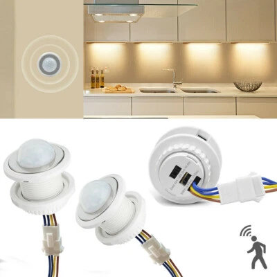 100V- 240V PIR Infrared Body Motion Sensor Detector Control Switch Ceiling Light - Image 1 of 4
