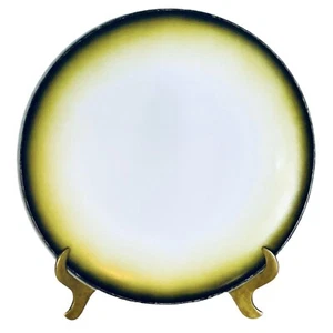 Anchor Hocking Avocado Green Ombre Oven Proof Milk Glass 9 7/8” Dinner Plate - Picture 1 of 7