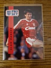 Alan Hansen Pro Set Card 1990, In Toploader And Sleeve, Liverpool