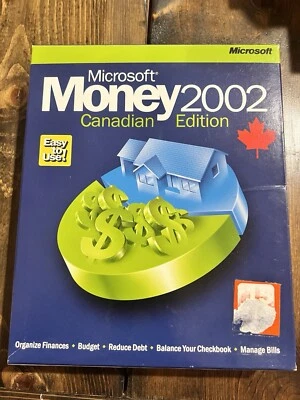 Microsoft Money 2002 Canadian Edition For ￼Windows PC Software CD-R - Image 1 of 4