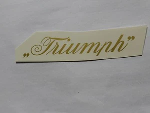 Triumph Schriftzug Wasserabziehbild Abziehbild, 25991T  89 x 18 mm gold - Bild 1 von 1