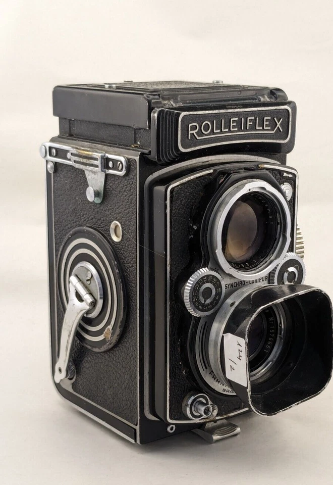 Rolleiflex Automat MX-EVS avec objectif Carl Zeiss Tessar 3.5/75mm + pare-soleil - Photo 1/4