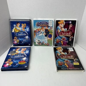 Cinderella Special Edition Cinderella 2 Dreams Come True Cinderella 3 DVD Lot - Imagen 1 de 17