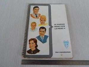 MANUALE USO MANUTENZIONE ORIGINALE NSU PRINZ 4 IN ITALIANO - Picture 1 of 12