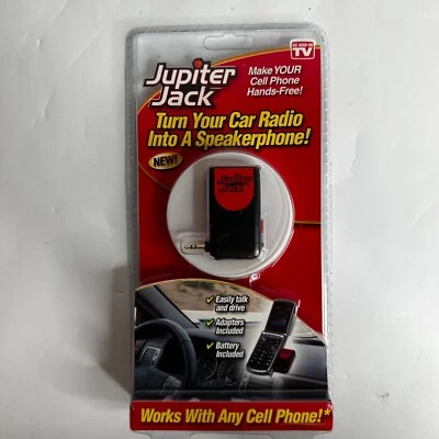 Jupiter Jack сотового телефона автомобиля радио руки бесплатный конвертер набор, новый в коробке - Изображение 1 из 4