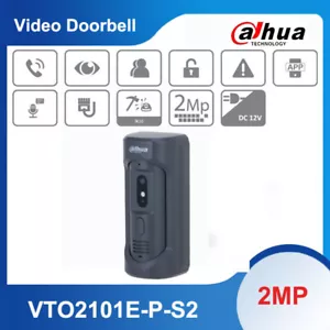 Dahua VTO2101E-P-S2 2MP Night Vision Intercom Doorbell PoE 2Way Talk IP65&IK10 - Imagen 1 de 7