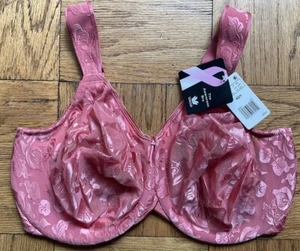42H - Seamless Underwire Bra by Wacoal; AWARENESS, Coral, New - Picture 1 of 6