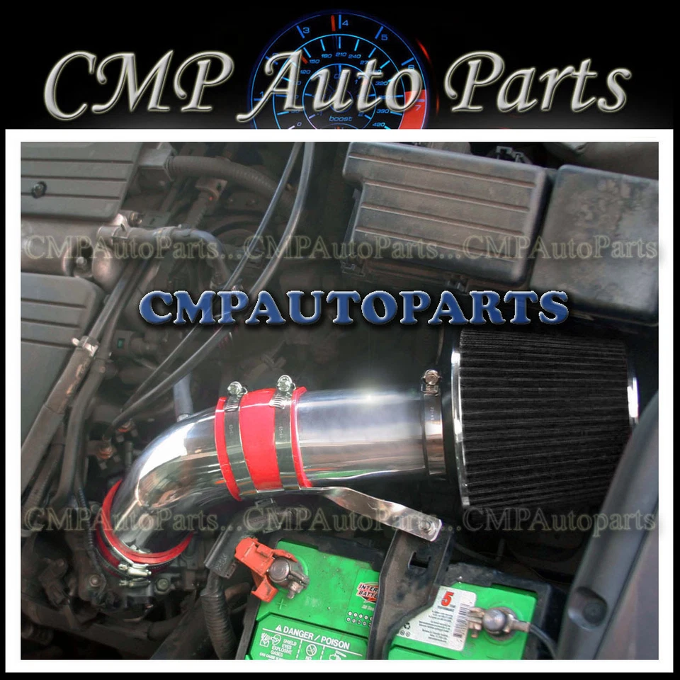 KIT DE ADMISIÓN DE AIRE ROJO NEGRO Fit 2003-2006 Honda Accord DX EX LX SE 2.4 2.4L  Foto 1 de 1