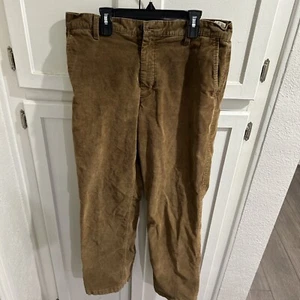Dockers Pants men's 33x32 regular fit straight Brown corduroy - Picture 1 of 8
