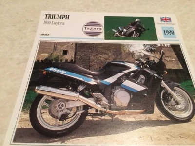 Enchufe Moto Colección Atlas Motorbike Triumph 1000 Daytona 1990 - Imagen 1 de 2