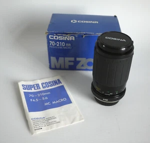 Cosina 70-210mm f4.5-5.6 Telephoto Zoom Manual Macro Lens. Pentax PK-A Mount. - Picture 1 of 11