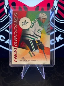 2024-25 SP Game Used #NG-17 Mavrik Bourque New Grooves Rookie Red Parallel - Foto 1 di 2