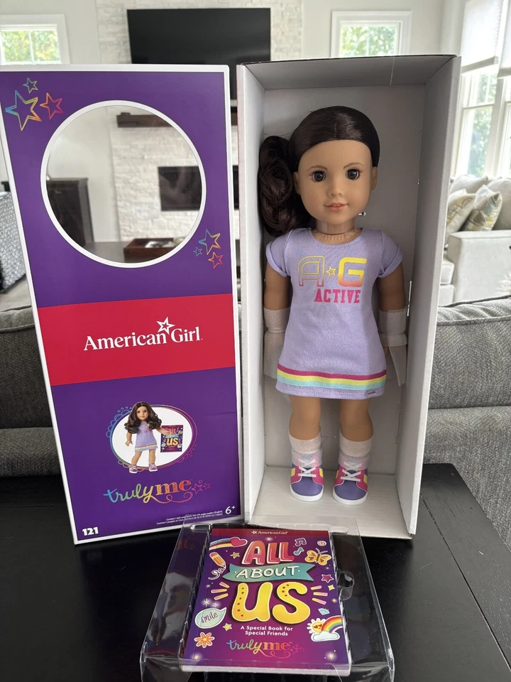 American Girl Truly Me 18-inch Doll #121, Brown Hair Brown Eyes NIB Last 1! - Image 1 of 1