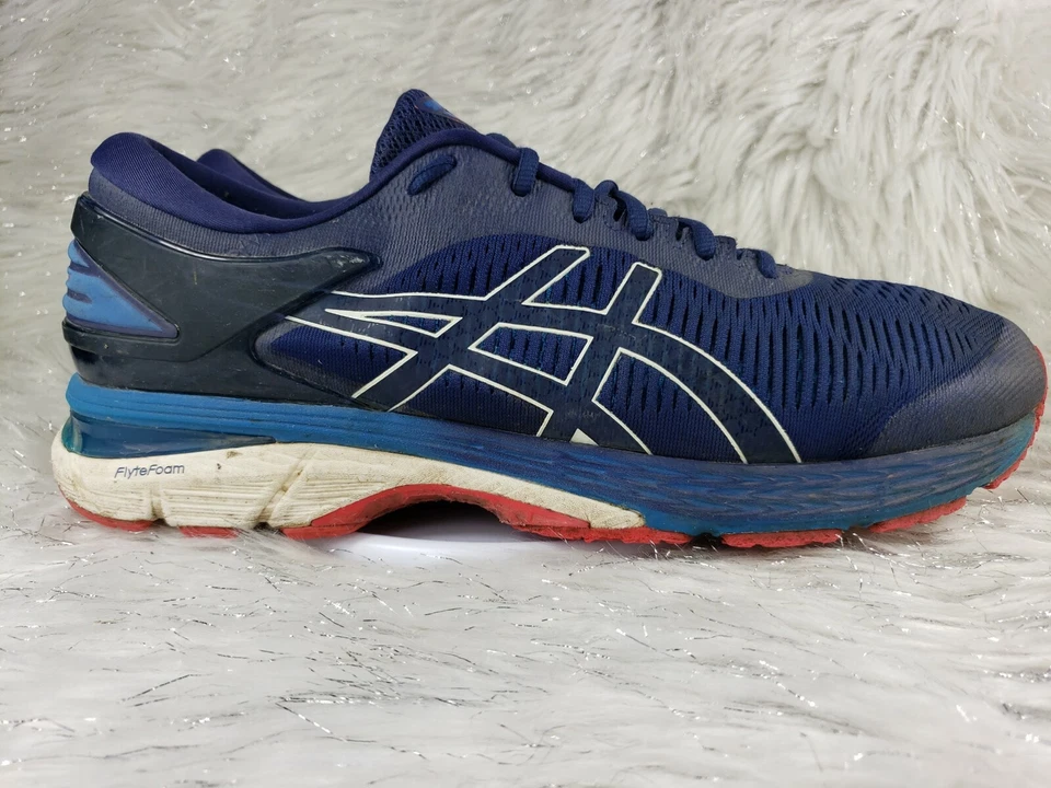 Asics 'Gel Kayano 25' Running Shoes Mens Size 12 Blue - Image 1 of 4