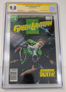 NEWSSTAND Green Lantern Corps #212 signed by Joe Staton 1987 CGC 9.0 VF/NM - Picture 1 of 7
