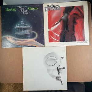 HERBIE MANN 3-RECORD LOT Bird In A Silver Cage, Discotheque, London Underground - Picture 1 of 8