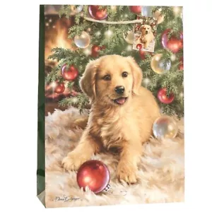 Geschenktüten Weihnachten, kleiner Hund, 10 Papiertüten, Papier Tragetaschen - Bild 1 von 1