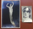 Photo Tonia Navar And Carte Postale Ecrite Et Signee Par Lartiste 1929
