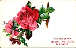 Postal de Visit the Only Twin Theater en Wisconsin Roses - Imagen 1 de 2