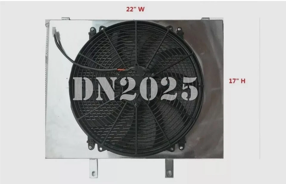 VENTILADOR cubierta de aluminio para Ford Galaxy 500XL 61 1962 V8 1960-1963 Foto 1 de 1