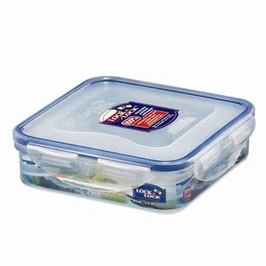 Stoccaggio Contenitore Ermetico Quadrati Lock&lock 600ml Lattina Serbatoi Cucina - Foto 1 di 1