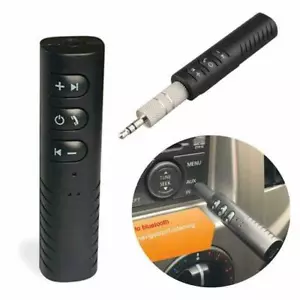 Wireless Bluetooth AUX Audio Stereo Music Home Car Adapter Receiver 3.5mm Z9Y9 - Picture 1 of 12