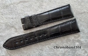 Genuine OEM Zenith 22/18mm Black Matte Leather Watch Strap Band NEW  - Picture 1 of 6