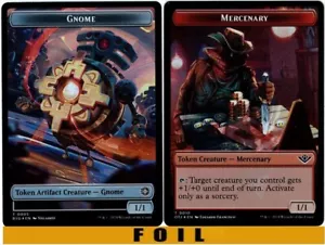 1x - GNOME \\ MERCENARY (#05/10) Token - FOIL - Outlaws of Thunder Junction - Picture 1 of 1